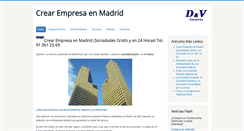 Desktop Screenshot of crearempresaenmadrid.com